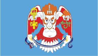 Флаг Улан-Батора, столицы Монголии