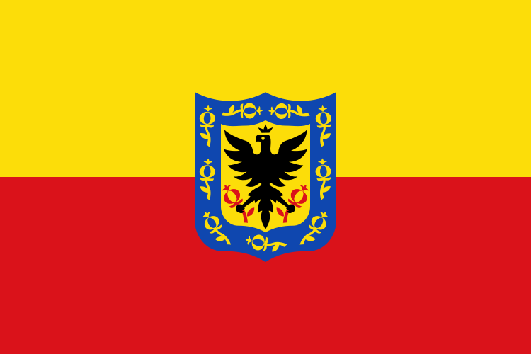Флаг Боготы, столицы Колумбии