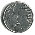 Аверс 50 сентаво Бразилии